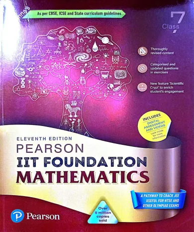 Pearson Iit Foundation Mathematics Class 7  | 2024 |