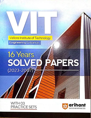 VIT (vellore Institute Of Technology) 16 Years Solved Papers