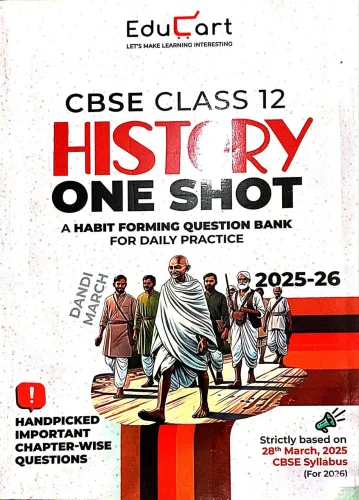 One Shot Cbse Question Bank History-12 (2025-26)