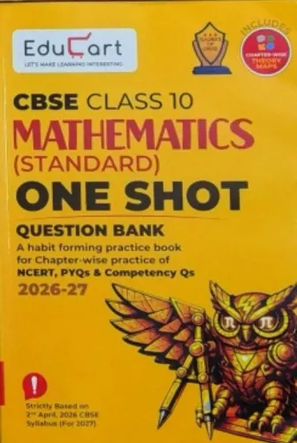 One Shot Cbse Question Bank Mathematics[STANDARD]-10 (2026-27)
