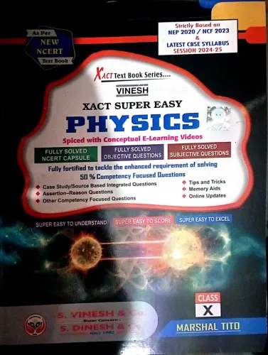 Vinesh Xact Super Easy Physics-10 Latest Edition 2024