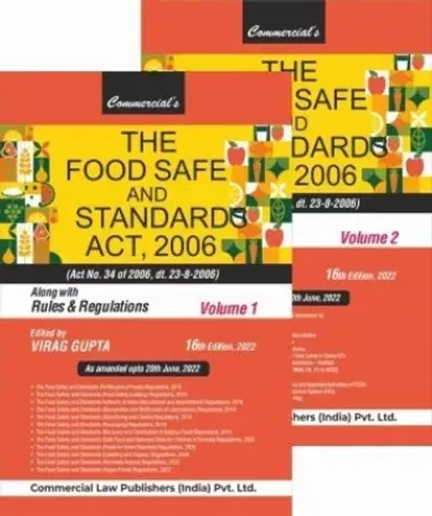 Food Safety And Standards Act, 2006 (Set Of 2 Vols)