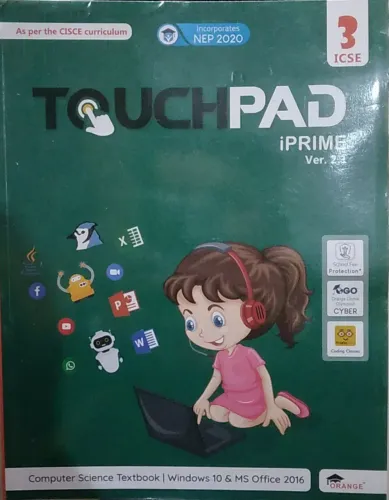 Touchpad iPrime Ver 2.1 Computer Book Class 3 (ICSE) 