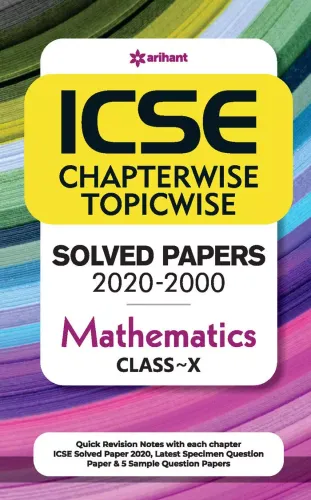 ICSE Chapterwise Topicwise Solved Papers Mathematics Class 10
