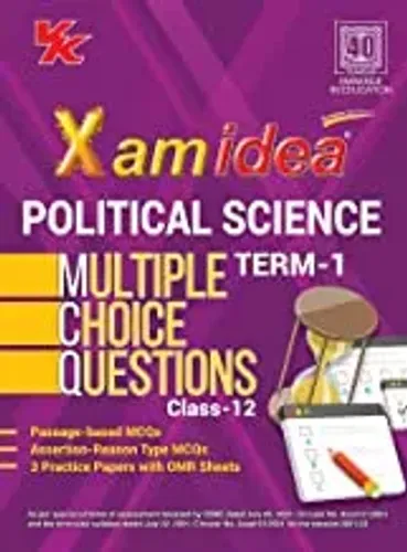 Xam Idea CBSE MCQs Chapterwise For Term I, Class 12 Political Science