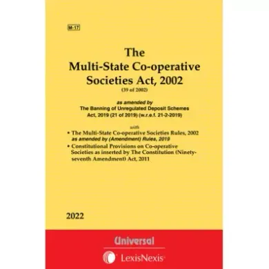 Multi-State Co-operative Societies Act, 2002 along with Rules, 2002