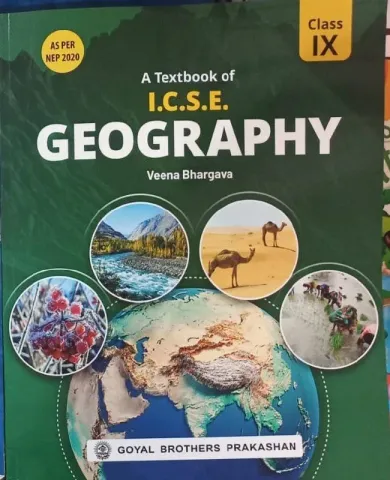 A Textbook Of Icse Geography class 9