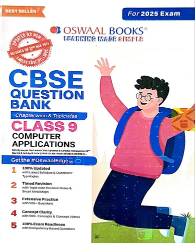 Cbse Question Bank Computer Application-9 (2024-25)