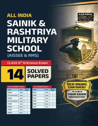 Examcart Sainik School & Rashtriya Military School Class 6 Solved Paper For 2027 Exam (English Medium)
