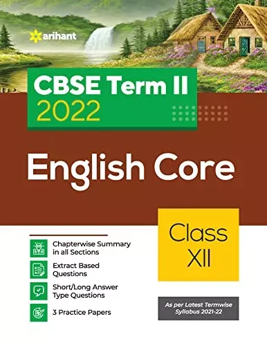 Arihant CBSE English Core Term 2 Class 12 for 2022 Exam (Cover Theory and MCQs)