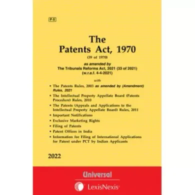 Patents Act, 1970 along with Rules, 2003