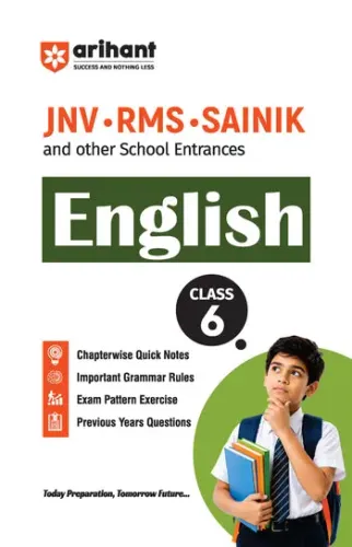 English Class 6 | JNV, RMS, Sainik & Other School Entrance Exams | Chapterwise Theory, Solved Examples, Practice Questions & Previous Years’ Papers