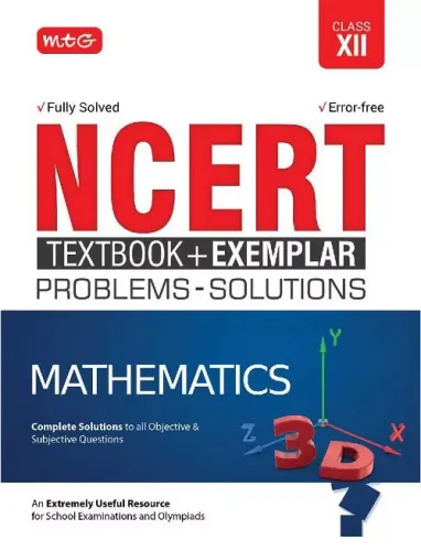 NCERT Textbook + Exemplar Problems Solutions Mathematics Class 12