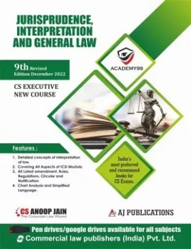 Jurisprudence, Interpretation & General Law