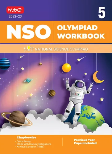 National Science Olympiad (NSO) Work Book for Class 5 - Quick Recap, MCQs, Previous Years Olympiad Books For 2022-2023 Exam