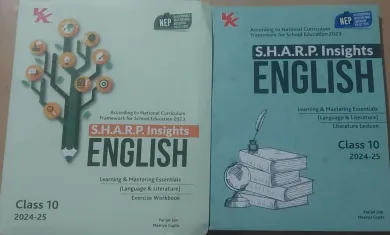 Sharp Insights English Language and Literature -10 (set Of 2 Book)