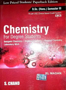 Chemistry For Degree Student (Hon) Sem-3