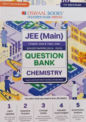 Jee Main Solved Papers Chapterwise Topicwise Chemistry (For 2024 ExaM)