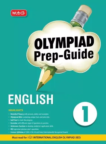 Olympiad Prep-Guide English Class - 1, IEO Chapterwise Previous Year Question Paper For 2022-23 Exam 