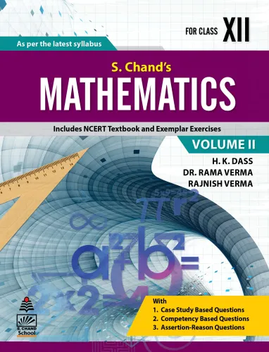 S. Chand's Mathematics Volume II For Class XII (9789355014139) - H K Dass