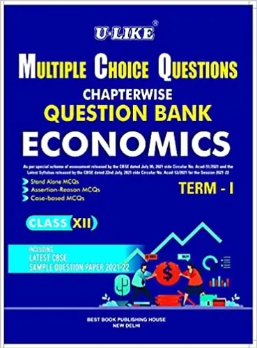 U-like Economics Class 12 MCQ Chapterwise Question Bank Term-1 Latest CBSE Question Paper 2021-2022 Exam