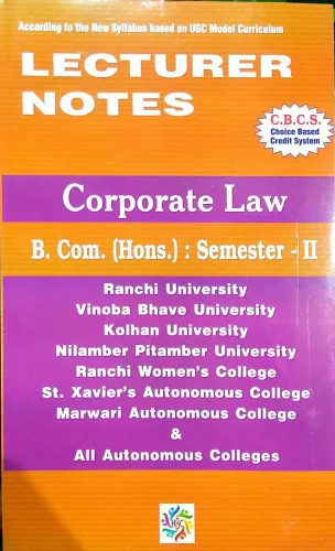 Lecturer Notes Corporate Law (Sem-2)