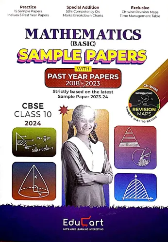 Sample Papers Mathematics (Basic) Cbse- 10 With Past Year Papers{2018-2023}-2024