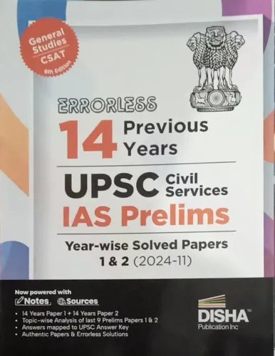 Errorless 14 Pre. Years Upsc Civil Services, Ias Prelims