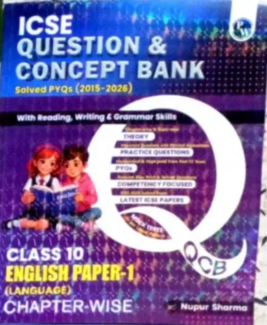 Icse Question $ Concept Bank English Paper-1 Language 10
