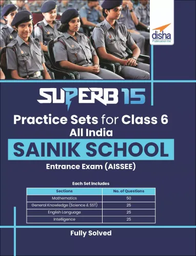 SuperB 15 Practice Sets for Class 6 All India SAINIK School Entrance Exam (AISSEE)