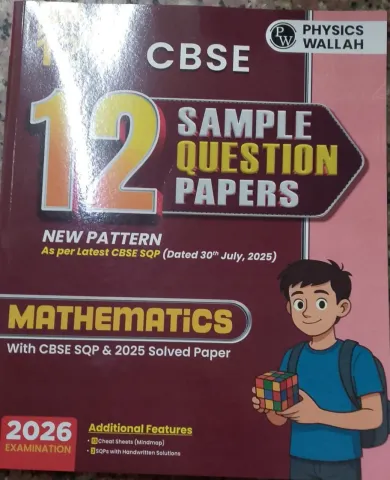 12 Cbse Sample Question Paper Mathematics-12 2026