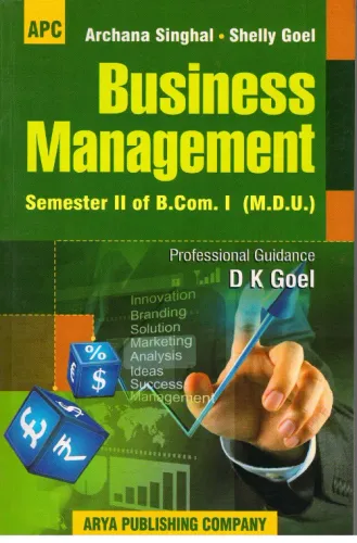 Business Management B.Com. I Semester II