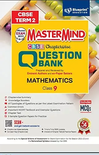 Master Mind CBSE Question Bank –Mathematics Class 9 |Term 2 | For CBSE Board (Includes MCQs)