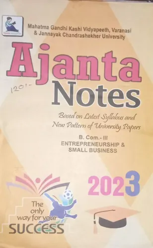 AJANTA NOTES B.com 3rd Year Entereneurship & Small Business (2023)