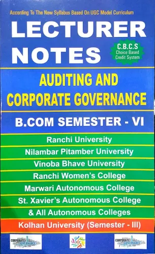 Lecturer Notes Auditing And Corporate Governance (Sem-6, C-13)