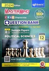 Mastermind CBSE Chapterwise Question Bank Political science for Class 12 (2024)