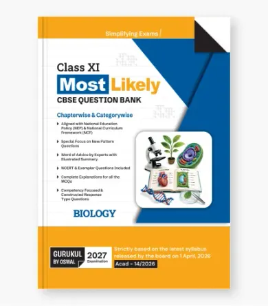 Biology Most Likely CBSE Question Bank  Class 11 Exam 2027