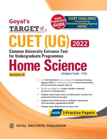 Goyal Target CUET (UG) 2022 Home Science