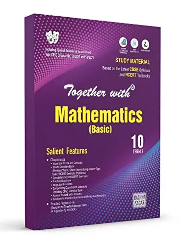 Rachna Sagar Together With CBSE Question Bank Study Material Term 2 Mathematics(Basic) Books for Class 10th 2022 Exam, Best NCERT MCQ, OTQ, Practice & Sample Paper Series