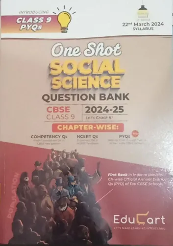 One Shot CBSE Question Bank Social Science-9 (2024-25 )