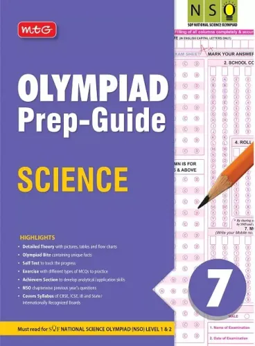 Olympiad Prep-Guide Science Class - 7, NSO Chapterwise Previous Year Question Paper For 2022-23 Exam 