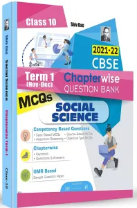 Shivdas CBSE Chapterwise Question Bank with MCQs Class 10 Social Science for 2022 Exam