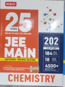25 Year Chemistry JEE Main Chapterwise Topicwise Solution
