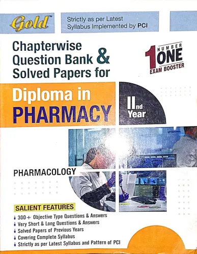 Diploma In Pharmacy Pharmacology C.w.q.b Sp 2nd Year Latest Edition 2024