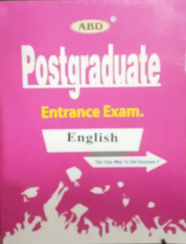 Postgraduate M.a English Enterance exam