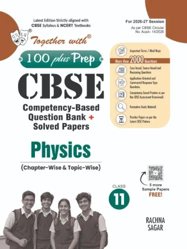 Together with  CBSE Question Bank Class 11 Physics 2026-27| Chapter-wise Study material with Self-evaluation Tests, Practice Papers & Solved Latest Exam Paper 2026 (CBSE)