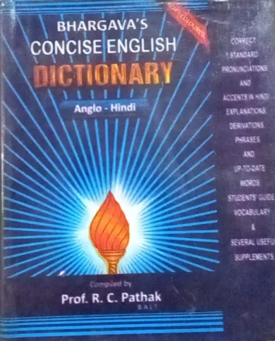 Bhargava Concise Dictionary (anglo-hindi) Colour