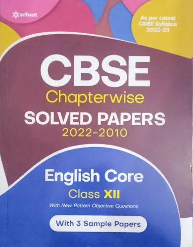 Cbse Chapter Wisw Sol. English Core-12