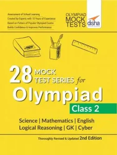 28 Mock Test Series for Olympiads Class 2 Science, Mathematics, English, Logical Reasoning, GK & Cyber 2nd Edition