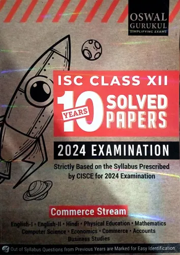 ISC 10 Year Solved Papers Commerce Stream-12